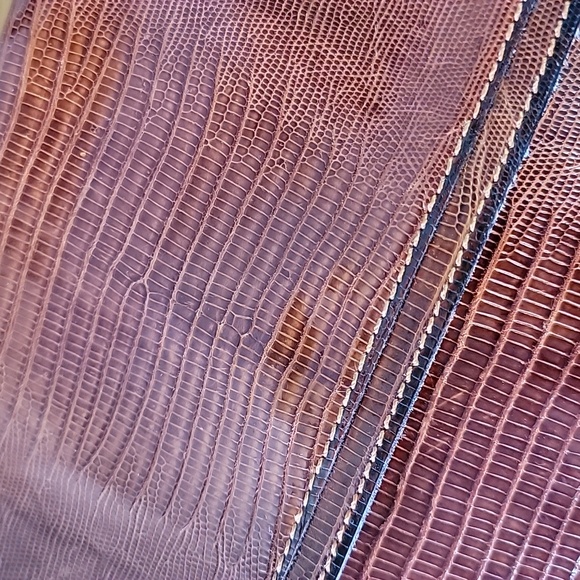 Vintage Bonwit Teller Elegant Brown Croc Leather Shoulder Bag - Picture 5 of 10